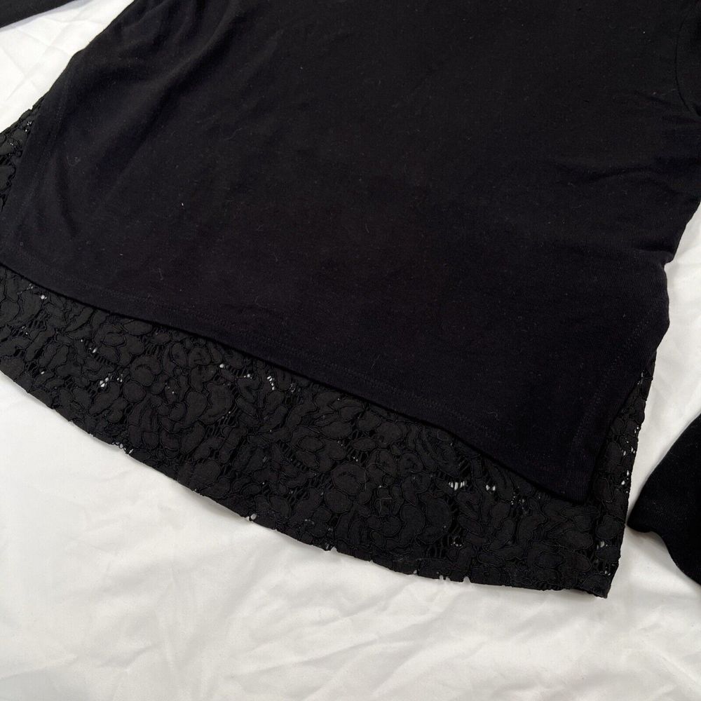 Generation Love Black Double Layer Turtleneck Lon… - image 2